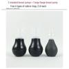 Glass Jar Spiked Rubber Ring Male Nipple Stimulator