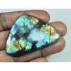 125Cts. Natural Labradorite Multi Fancy Cabochon Loose Gemstone 35X54X08MM D-230