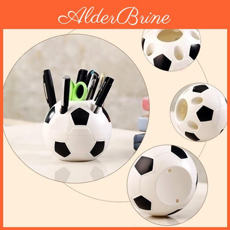 Home Decoration Shape Soccer Tool Student Gifts Supplies Pen Pencil Holder Football Shape Toothbrush Holder Desktop Rack Table