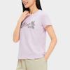 Columbia Printed Logo Round Neck Short Sleeve T-Shirt Women Tops Pink AR5795-686