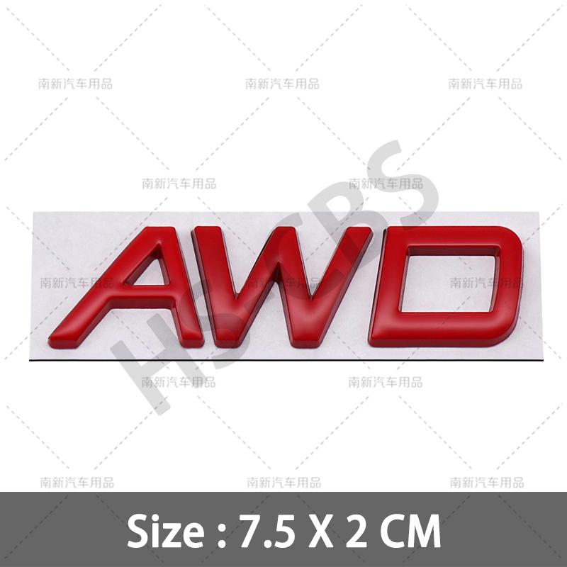 3D Metal AWD T5 T6 Logo Badge B5 B6 Emblem Car Rear Trunk Stickers For XC90 S60 CX60 S80 V40 S40 XC70 V60 XC40 V90 Accessories