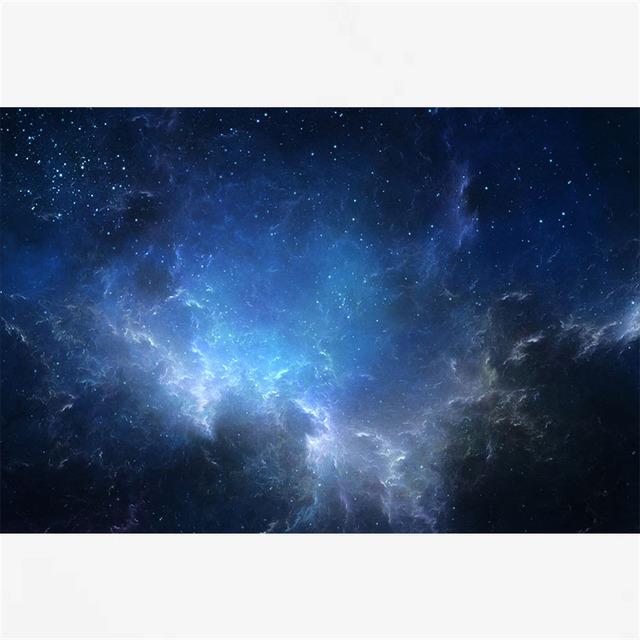 Space Cosmic Planets Canvas Painting Starry Sky Clouds Nebula Wall Art Picture Posters and Prints for Home Decor Modern Mural