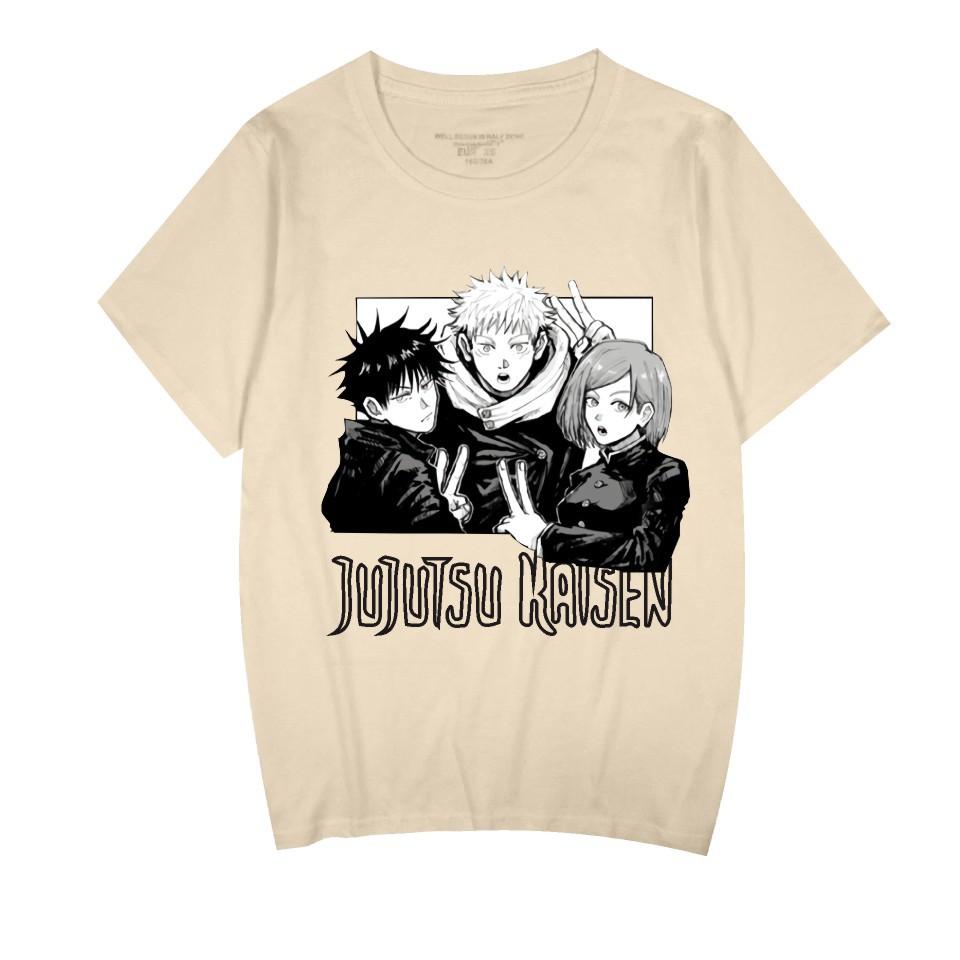 Jujutsu Kaisen Printed Men's T-shirt Unisex Casual Fashion Street Style Short-sleeved Tops T-shirt