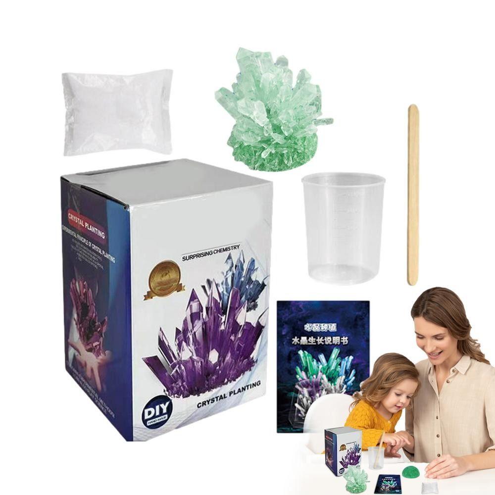 Grow a Crystal Science Experiments Toy Colored Crystals Crystal Making Kit Girls