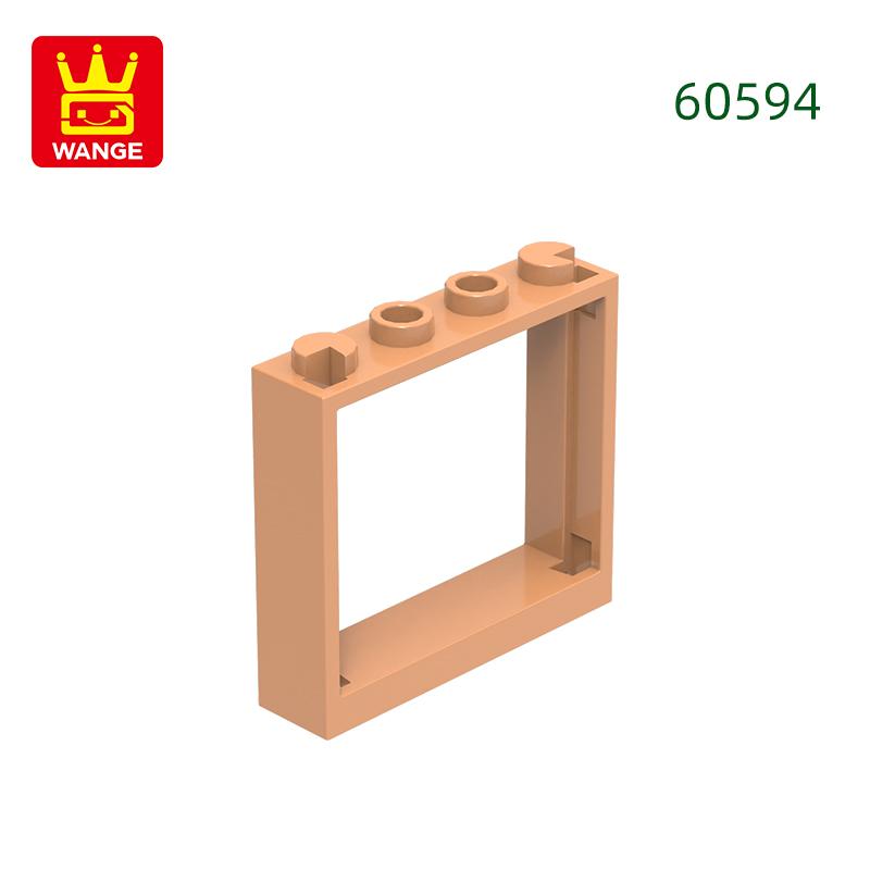 

54Pcs/lot 60594 Window Frame 1x4x3 Building Blocks Moc Accessories Compatible with Construction Bricks DIY Children Toys about 54pcs