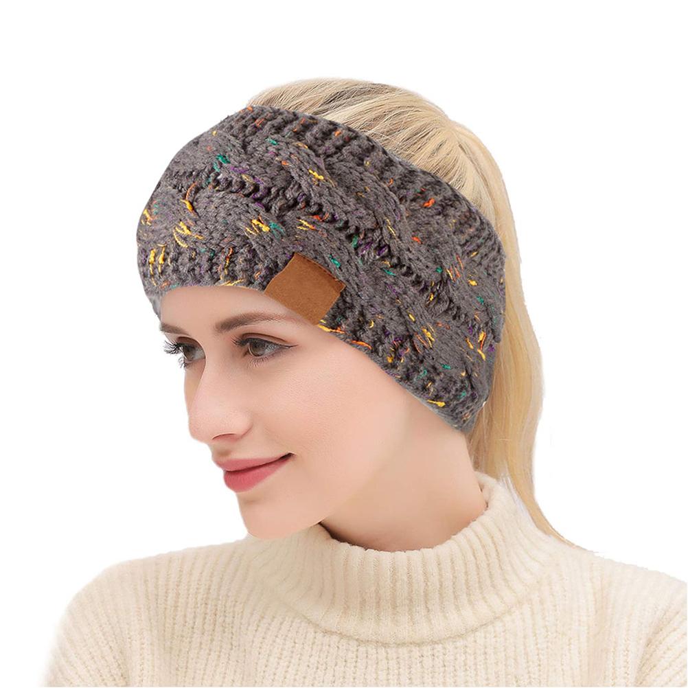 4PCS Women S Knitted Headband Elastic Crochet Headwrap Winter Warm Headband
