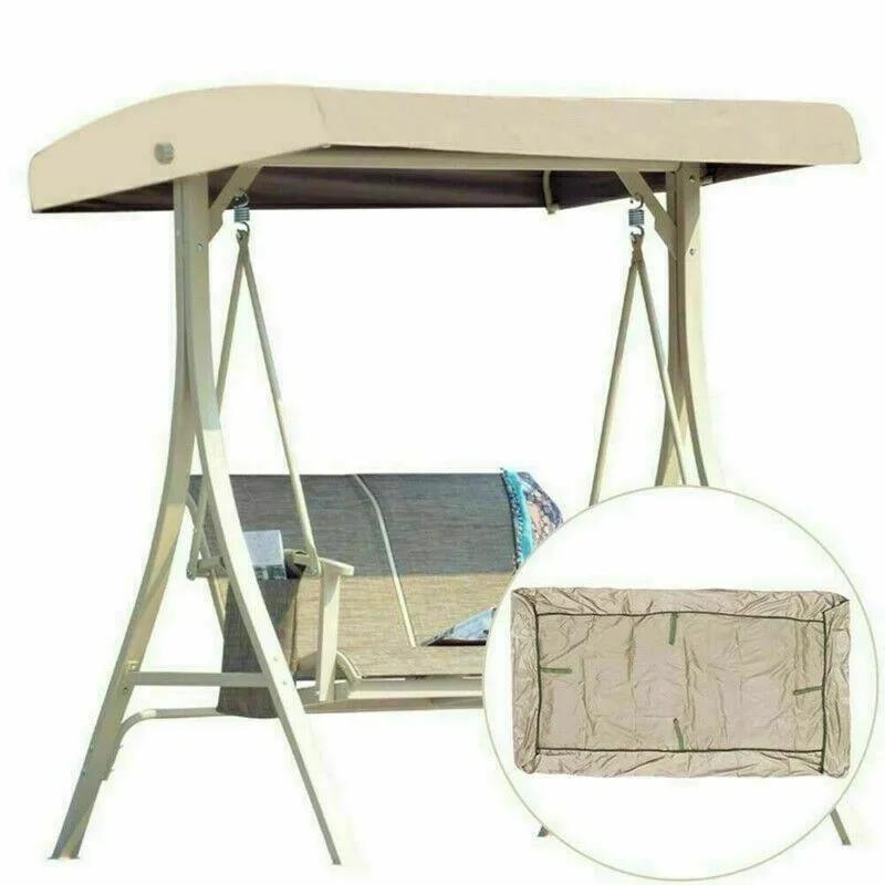 Outdoor Swing Seat Covers Replacement Canopy UV Protection Garden Waterproof Swing Chair Canopy Cover Porch Hammock Covers