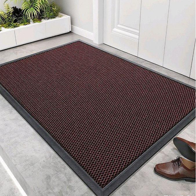 Elastic 2025 Highend Doormat Silk Washable Nonslip Wearresistant Dustremoving Outdoor Mat