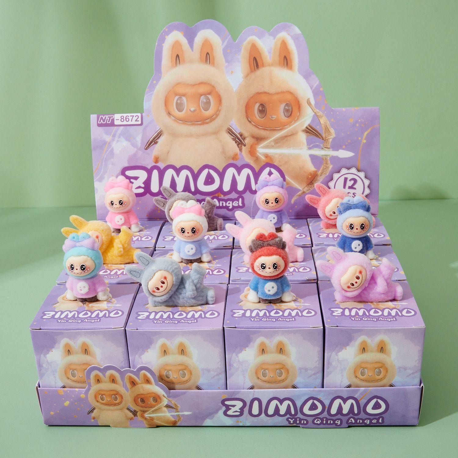 

12 коробок кукол-сюрпризов Labubu и трехмерные плюшевые куклы 12 boxes [bow + side]