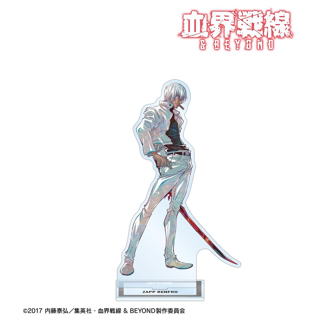 TV Anime Blockade Battlefront Zapp Renfro Ani Art 4th Edition Big Acrylic Stand "Blood & BEYOND"