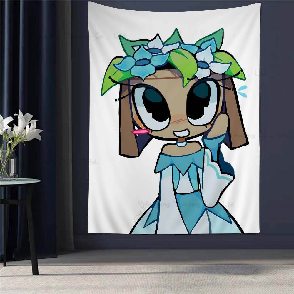 

DDandys WWorld Goob Bassie Astro Printed Large Wall Tapestry Wall Hanging Decoration Household Decor Blanket 74x94cm(29x37in)