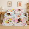 Cute Gabbys Dollhouse Cartoon Girl Soft Flannel Throw Blanket,Warm Cozy Blanket for Bed,Couch,Sofa,Bedroom,Living Room,Picnic