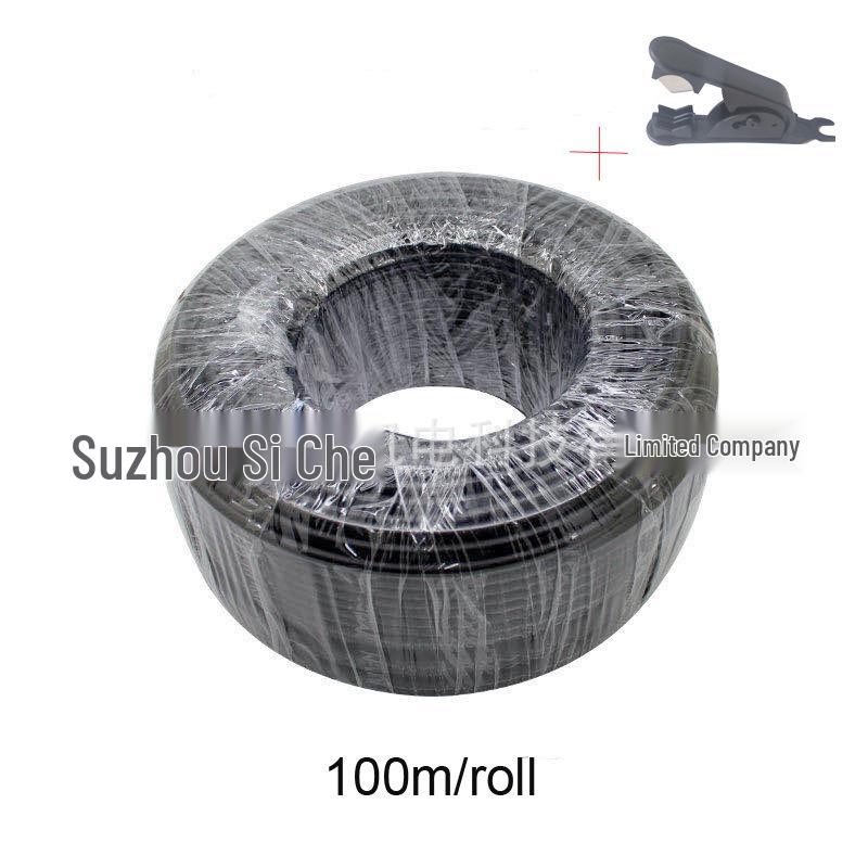 

2-Point PE Water Purifier Pipe - Black/White, 100m Min Order for Home & Outdoor Cooling/Irrigation. белый