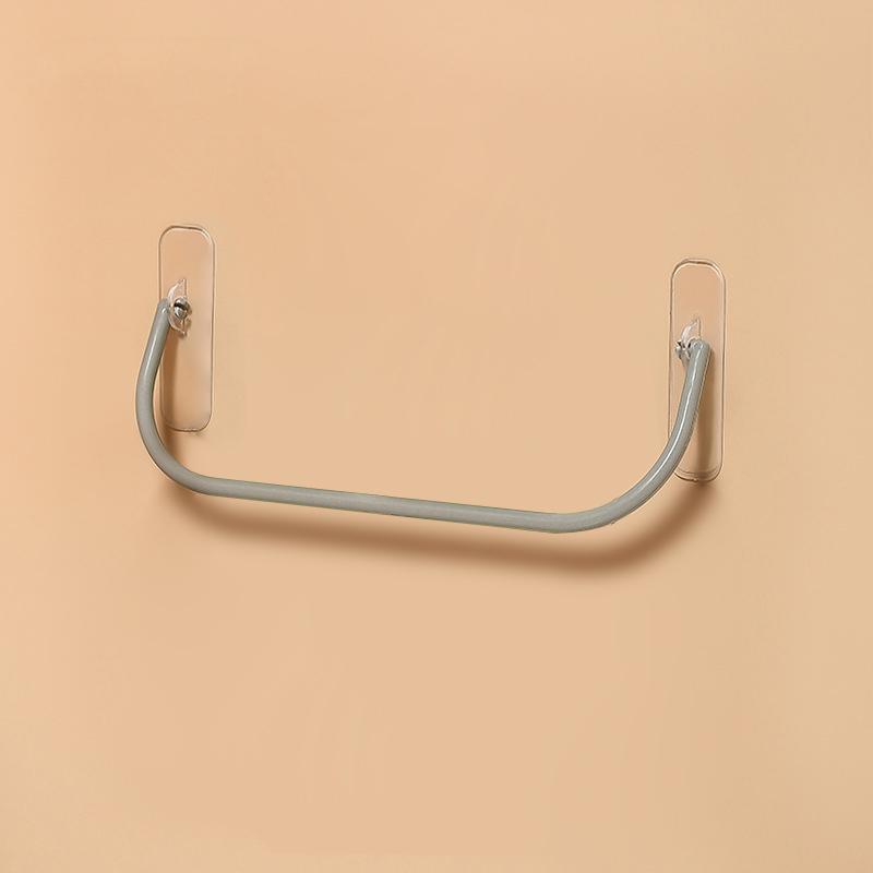 1Pc Simple Shoe Rack Wall-Mounted Bathroom Slippers Hook Holder Shoes Slipper Drain Storage Drying Rack Shoe Organizer Hanger