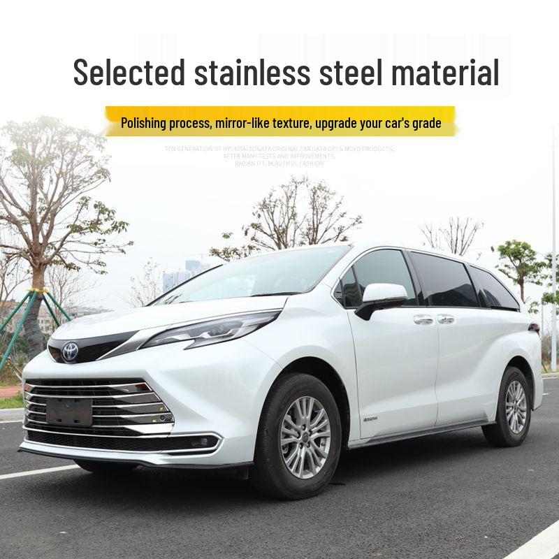 Toyota Sienna 23-24 Front Grille Trim Strips - Decorative Exterior Modification Parts