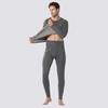 Hengyuanxiang Men's Thermal Fleece-Lined Underwear Set