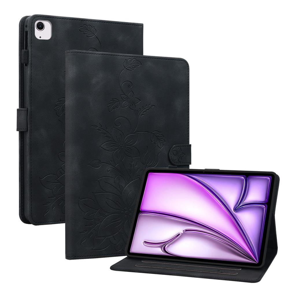 Lily Leather Stand Case for IPad 2024 2025 A16 Pro Air 4 5 6 MINI 7 8 9 10th 11th Generation 10.2 10.9 11 12.9 13 Inch Cover