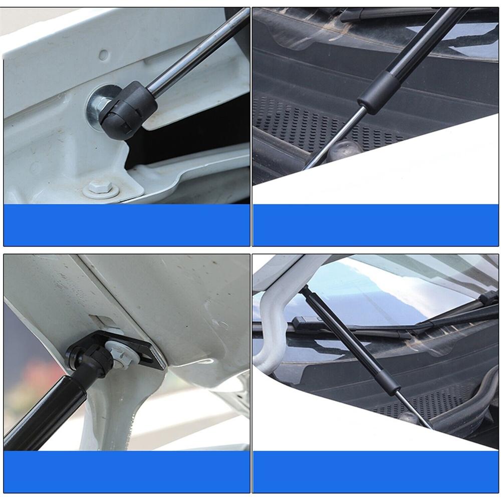 For Volkswagen ID.4 2021-2025 Car Exterior Accessories Replacement Front Hood Bonnet Lift Support Shock Strut Black 1 Set