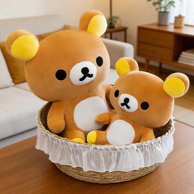 Rilakkuma Knuffelpop 304050cm Beer Pluche Speelgoed Speelgoed Hobby's Collectie Kawaii Woondecoratie Speelgoed Kinderen Poppen Verjaardagscadeaus