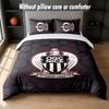 OGC Nice FC Design Bed Bedding Set 1 Duvet Cover + 2 Pillowcases Soft Breathable Household Bed Linens