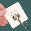 Transparent Strong Adhesive No-Trace Bathroom Hooks, Nail-Free Stickers for Clothes