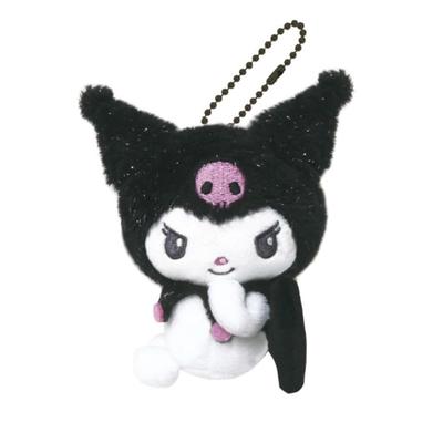 K Company My Melody Kuromi Ball Chain Mascot Kuromi Black H11 X X (Angel Series) MK-BM-KUB W12.7 D7.3cm