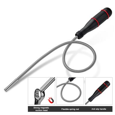 Flexible Magnetic Pickup Tool 60cm Flexible Bend-It Magnet Snake Pick-Up Bendable Retriever Stick for Garbage/Keys/ Bolts,Nuts
