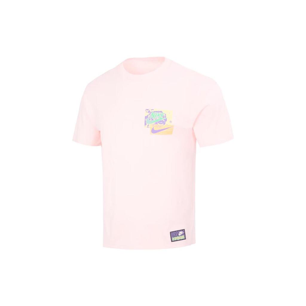 New Nike T Shirts Men Pink FB9787-686