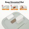 10kg Rice Bucket, Large Capacity Food Storage Container, Flour Canister, Airtight Container with Rice Measuring Cup