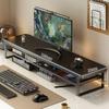 Monitor Stand with Drawer: Ergonomic Desk Riser for Neck Protection