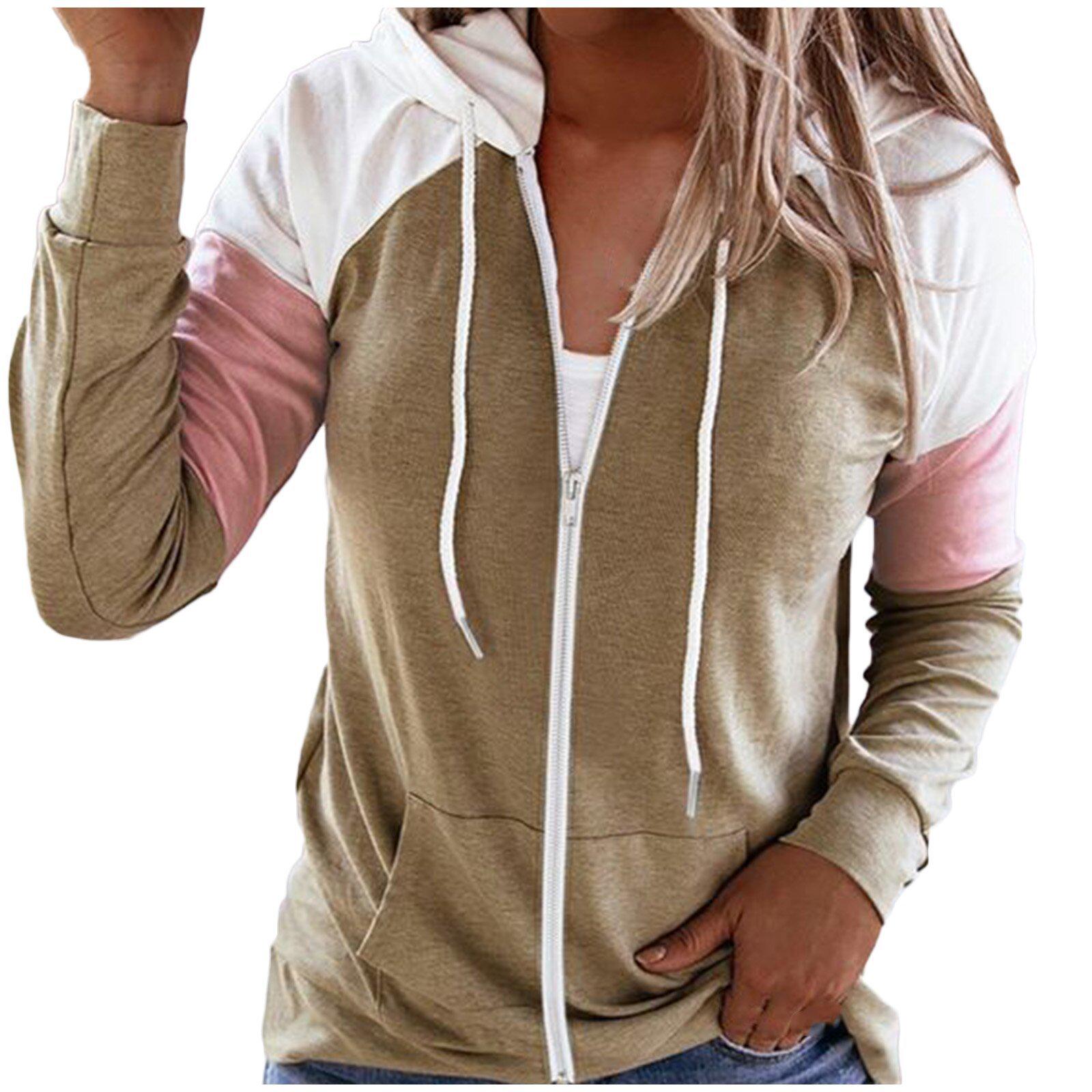 Женская толстовка с капюшоном на молнии с европейским и американским принтом осеньзима S 1990₽