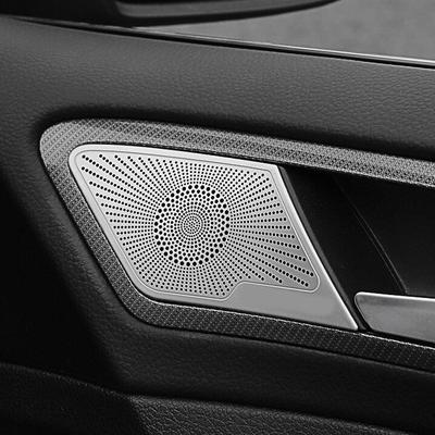 Car Interior Door Handle Audio Speaker Covers for VW Volkswagen Golf7 Golf 7 2014 2015 2016 2017 2018  Stickers