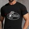 MOKUM RECORDS Plain Customizeds Motorbike Men's Fashion T-shirt Casual Summer Comfortable Short Sleeve Tops
