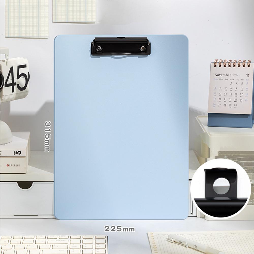 With Low Profile Gold Clip A4 Writing Clipboard Writing Tablet Writing Sheet Pad File Folder Board Clamp Document Folder