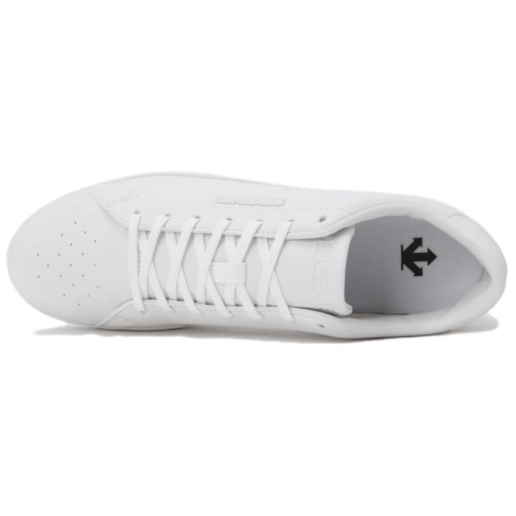 DESCENTE Court D Basic Comfortable Lightweight Low-Top Lifestyle Shoes Unisex Sneaker White SP123LSN17