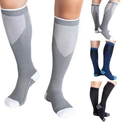 1 Paar 20-30 mmHg Compressiekousen Voor Dames Heren Circulatie Ondersteunende Kousen Comfortabele Pasvorm
