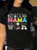 Womens Mothers Day Tshirt Mothers Day Gift The Spanish Phrase Mama Printed On It Daily Womens Clothing Breathable