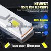 80W High-Power LED Car Headlight Upgrade with 3570CSP Lamp Beads & CANBUS Decoder