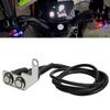 Entatial Fog Light ONOFF Switch, Waterproof LED Motorcycle Switch Long Lasting Safety Protection Stainless