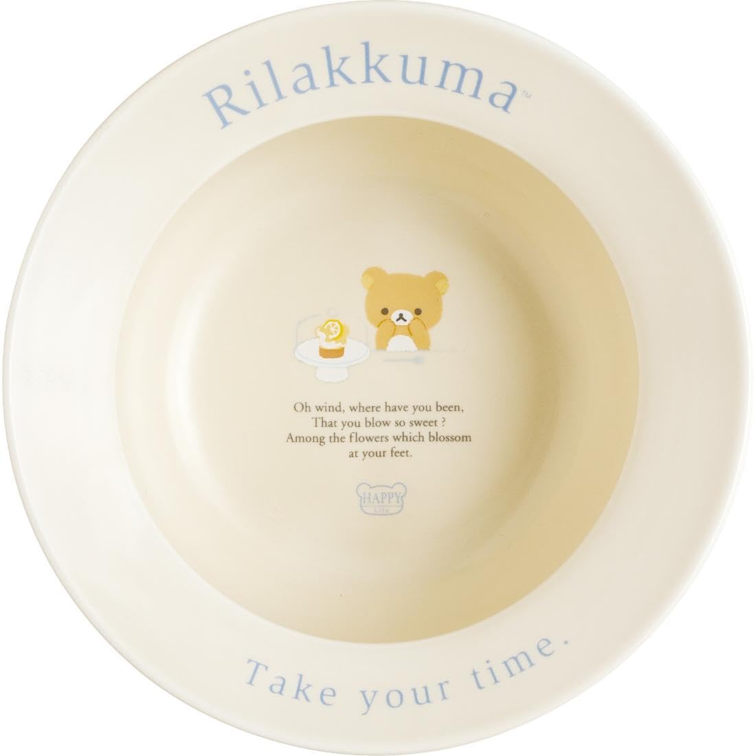 

Rilakkuma Lettering Kitchen Series Bowl TK23201 H56 x San-X Size Approx. 160