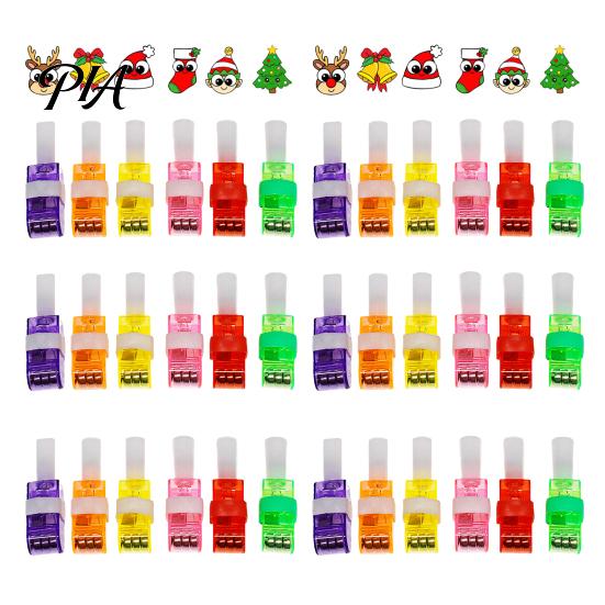 Light Up Finger Rings Christmas Projector Light, Mini Patterns LED Toy for Kids, Tree Party Supplies Ring Projection Xmas Stocking Stuffers Kids