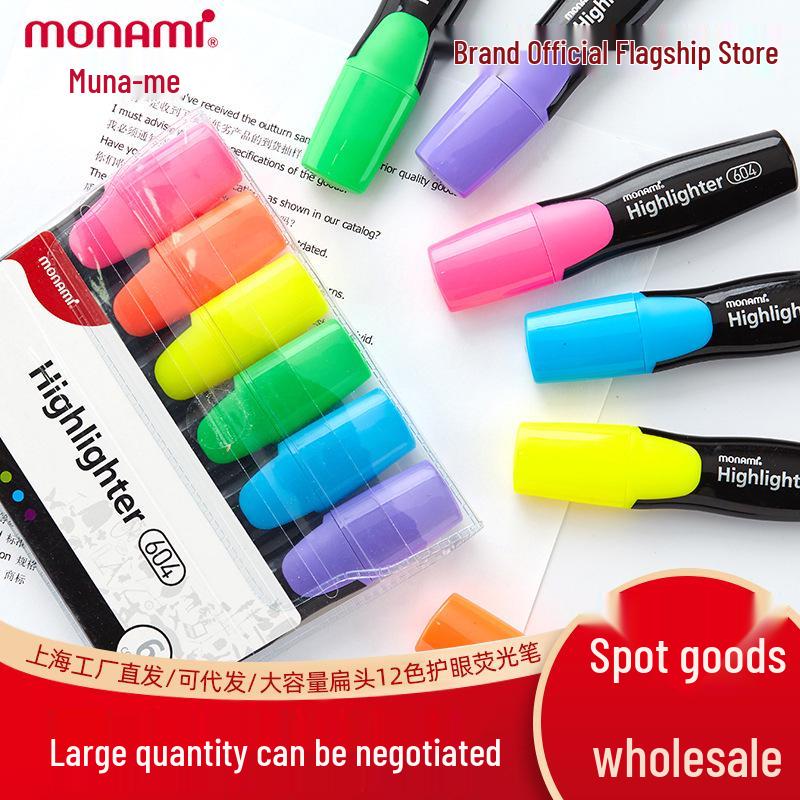 Evidenziatore Fluorescente Monami 604 - Protezione Occhi Per Studenti, Modello 6020