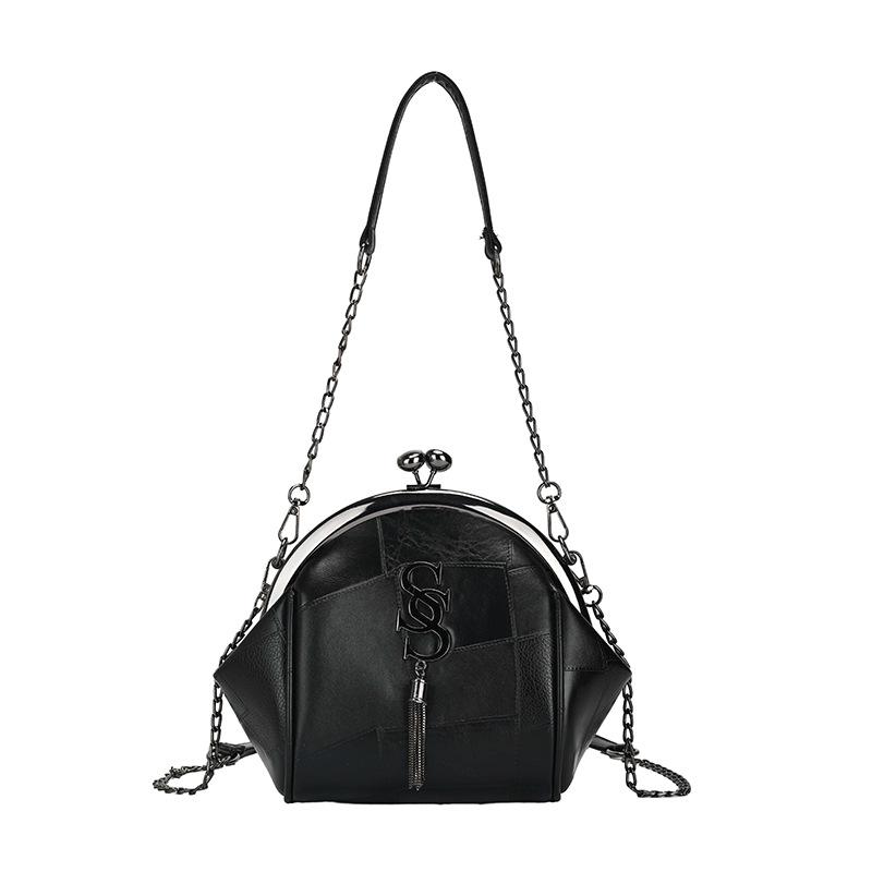 Minimalist Retro Chain Shell Bag - Women's Trendy 2025 Crossbody/Shoulder Bag