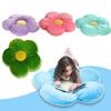 Cute Flower Cushion Home Decor Plush Toy With Colorful 6 Petal Cartoon Design