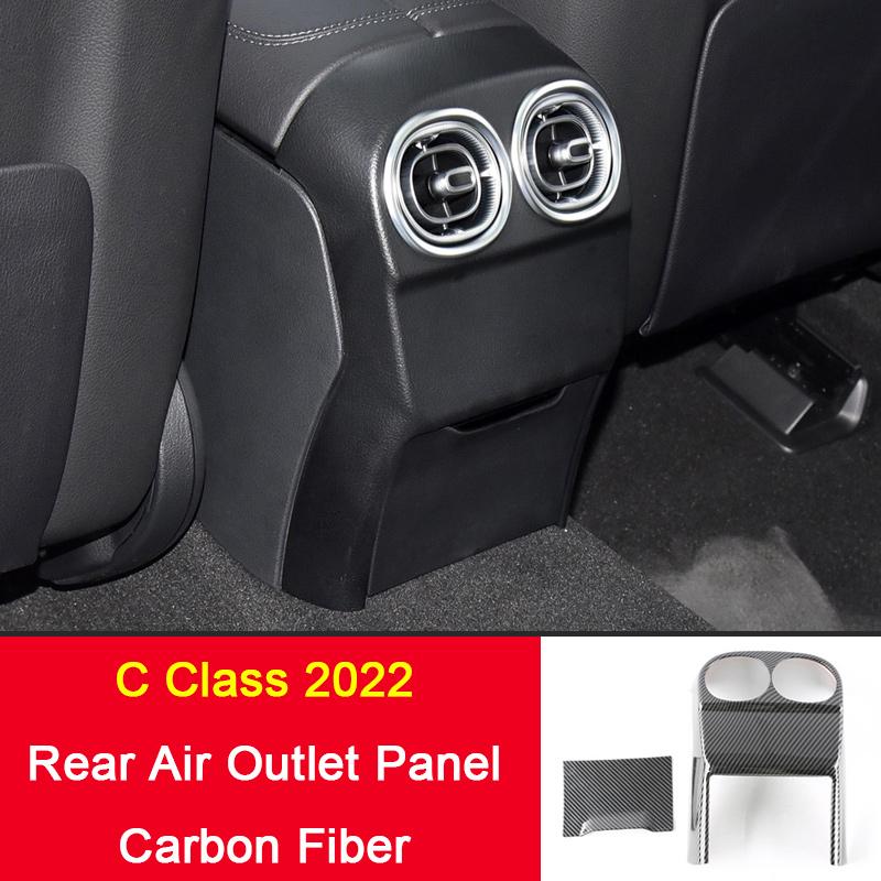 Car Rear Air Conditioner Vent Outlet Panel Cover Frame For Mercedes Benz A C E Class GLA GLB GLC W205 W213 X254 Auto Accessory