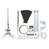 12inch Automatic Transmission Shifter Kit Smooth Shifting Floor Mount HRC1941 for Turbo 400 TH400
