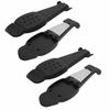 2 Pairs Hard Bike Tire Levers with Steel Rasp Bike Tire Repair Levers Bike Tube Lever for Cyclists