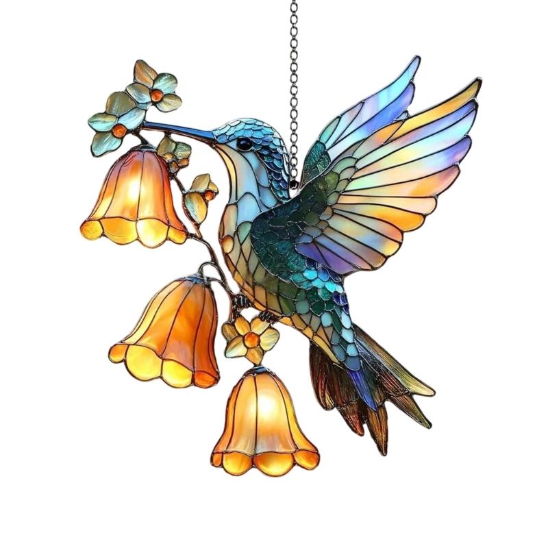Langlebiger Acryl Kolibri Sonnenfänger Für Den Außenbereich Wind- Und Sonnenlichtbeständig Ohne Ausbleichen