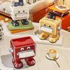 Multi-Functional Tissue Box Desktop Tissue Organizer with Remote Control Holder Napkin Dispenser Container for Bathroom Toilet Bedroom Living Room