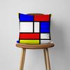 Abstract Painting Piet Mondrian Art Simple For Bedroom Car Coffee Shop Room Soft And Living Room Sofa Decorative Pillow Case